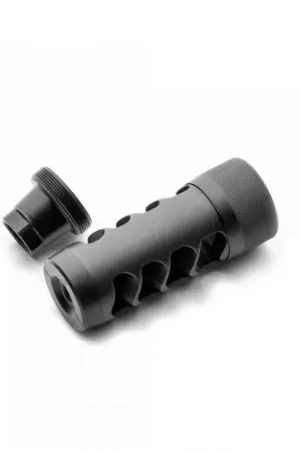 Top Quality - Area 419 Hellfire Match Self Timing Muzzle Brake 6mm 5/8-24 Black Nitride