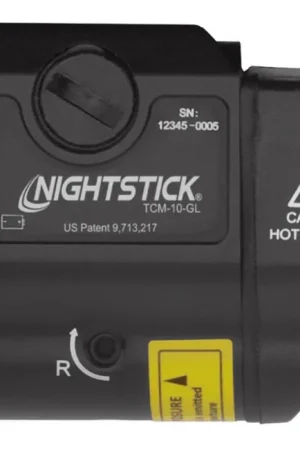 Fast Delivery - Nightstick TCM-10-GL Compact Tactical Weapon Light w Laser Black