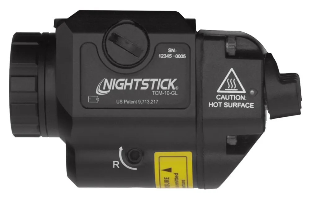 Fast Delivery - Nightstick TCM-10-GL Compact Tactical Weapon Light w Laser Black