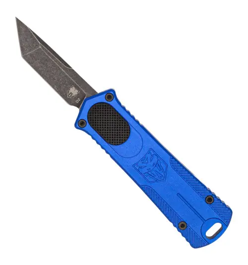 Clearance Deal - Cobratec Knives Cobra CA OTF 952 Gen2 Tanto Blu