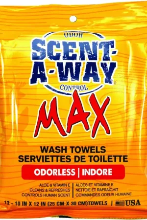 Scent-A-Way Max Wash Towels | Special Discount