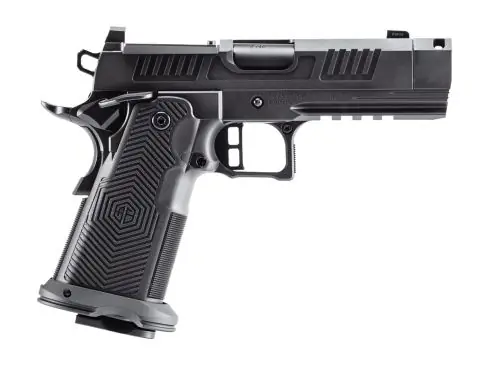 Selling Fast | Alpha Foxtrot AF1911 Romulus Compact MOS Compensated 9mm DLC Black Pistol