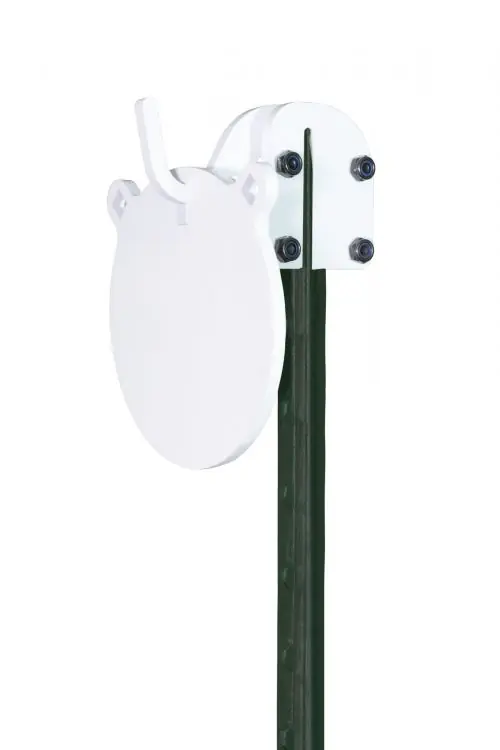 Birchwood Casey T-Post Target Hook Bright White Powder Coat - Order Direct