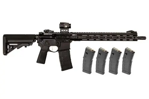 Extra Savings | Springfield Armory SAINT Victor V2 5.56 NATO Black Rifle w/ Viridian Venta Green Dot Optic