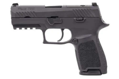 Get Yours - SIG Sauer P320 Compact Massachusetts Com 10-R 9mm Nitron Pistol w/ Optic Ready