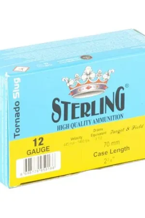 Sterling Ammunition Tornado Lead Rifled Slug 12 Gauge | Top Seller