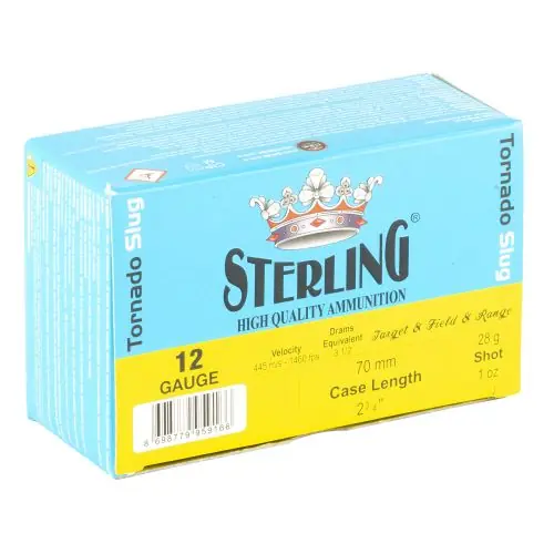 Sterling Ammunition Tornado Lead Rifled Slug 12 Gauge | Top Seller
