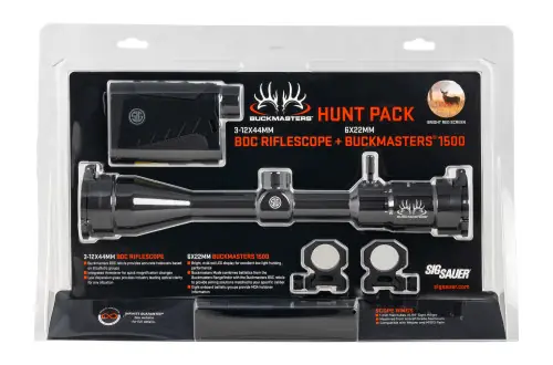 SIG BUCKMASTER 3-9X50 W/RF & RINGS KIT | Now Available