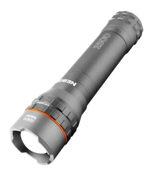iProtec NEBO Newton 1500 Lumen Flashlight Alkaline | Ends Soon