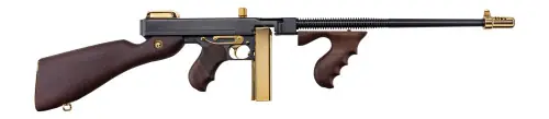 Auto-Ordnance Thompson 1927A1 .45 ACP Black/Titanium Gold Rifle | Trending