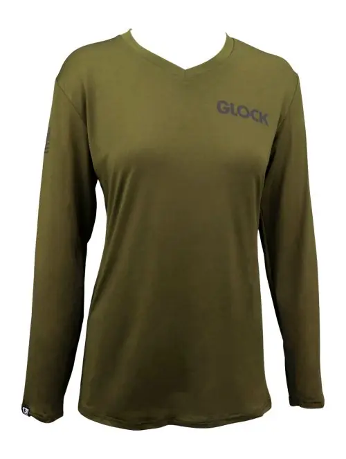 Glock Ladies Performance Shirt Green M | High Quality