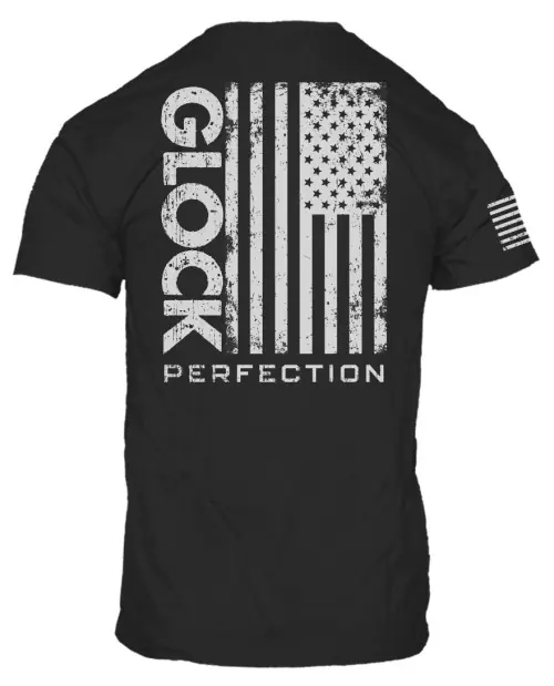 Glock Perfection Flag Tee S Black - Order Direct