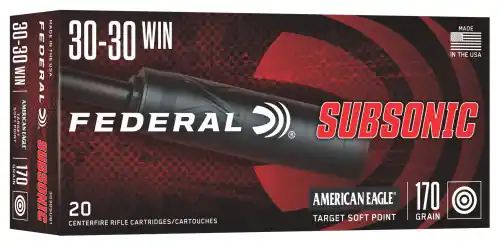 Available to Order | Federal Premium 30-30 Winchester SUB1 170GR TSP Subsonic