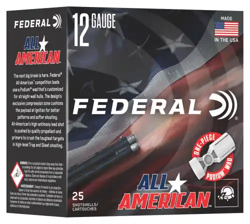 Federal Premium FAA12H19 12 Gauge 2-3/4in #9 Shot 25 Rounds - Limited Quantity