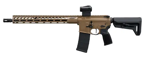 SIG Sauer M400 Forge 5.56 NATO Flat Dark Earth Rifle with ROMEO-MSR Gen II Red Dot | Now Available