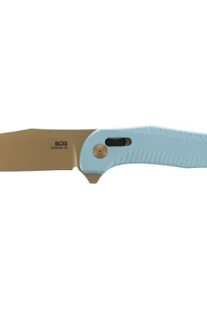 Just Released | SOG Armory Diverge XR 3 in Sheepsfoot Straight Edge Folding Knife Black PVD