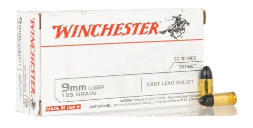 WIN 9MM USA TARGET FMJ 125GR 50/10 | Direct From Manufacturer