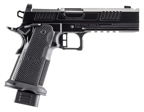 Alpha Foxtrot AF1911 Romulus Ported Optic Ready 9mm Polished DLC Pistol | Top Seller