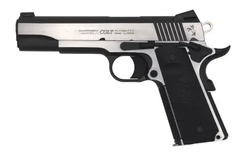 Buy Online - Colt Combat Elite Government Optic-Ready 9mm Two-Tone Silver and Black Pistol