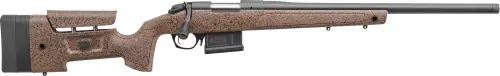 Bergara B-14 HMR Mini Chassis .22 Creedmoor Black/Brown Rifle - Clearance