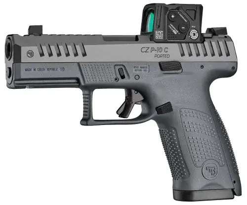 Low Price - CZ P-10 C Compact Compensated 9mm Black Pistol w/ Aimpoint COA 3.5 MOA Red Dot