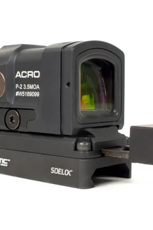 Kinetic Development Group, LLC, Sidelok Optic Mount, Fits Aimpoint ACRO, Anodized Finish, Black - Great Value
