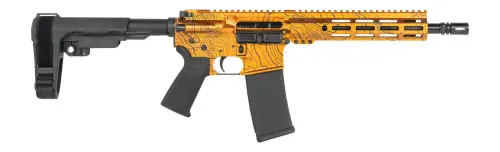Get It Now - Shark Coast Tactical Topography Orange Topography 9mm Orange Topography Pistol