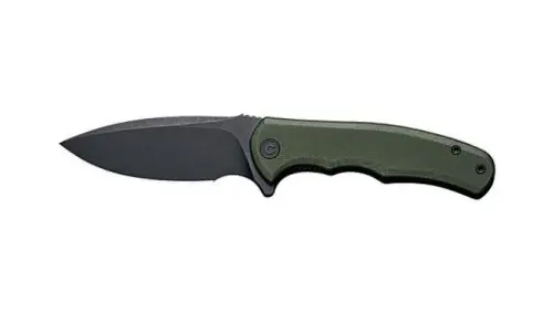 CIVIVI Knife Mini Praxis 2.98" OD Green G10/Black Clam Pack - Top Seller