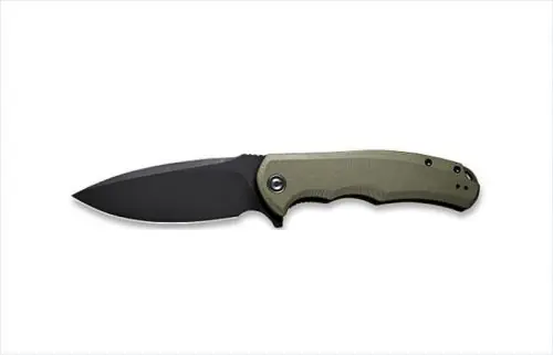 CIVIVI Knife Elementum 2.96" Black G10/Satin D2 Clam Pack - Last Chance