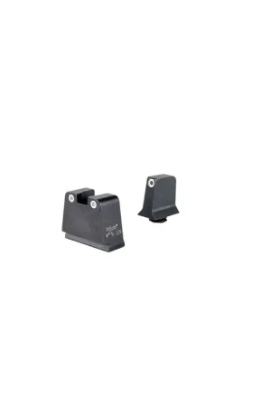 Trijicon Suppressor/Optic Height Sight Set White/Tritium Slim For Glocks - Order Online