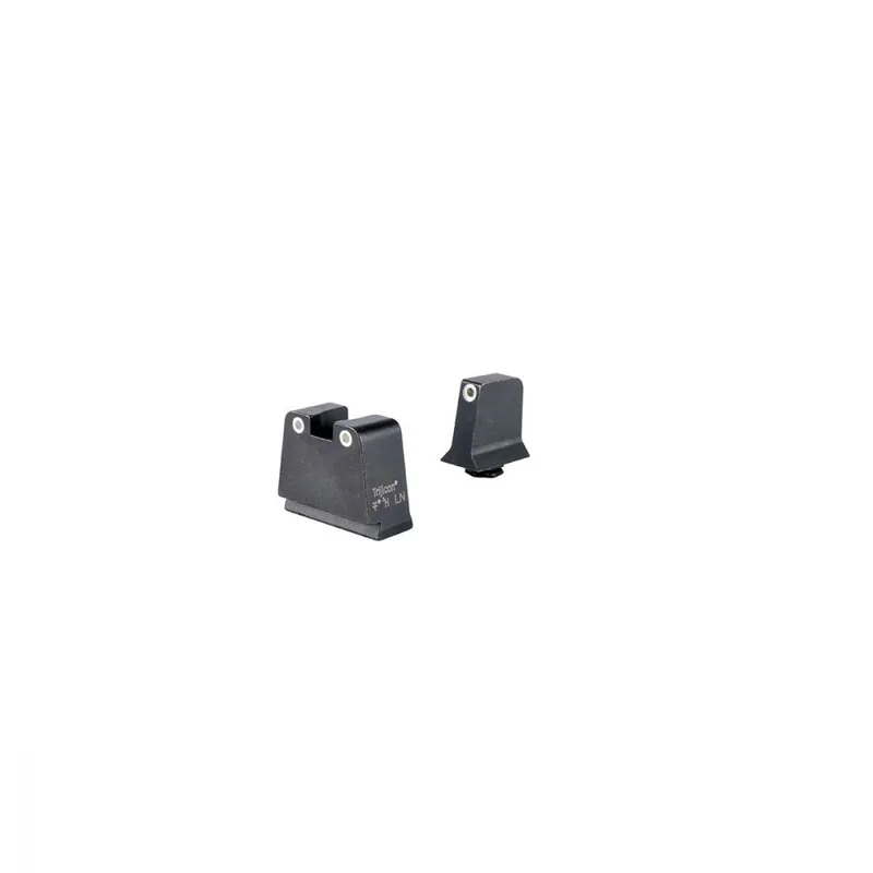 Trijicon Suppressor/Optic Height Sight Set White/Tritium Slim For Glocks - Order Online