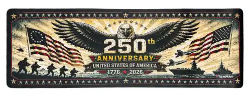 Highly Rated - TEKMAT TEK-R36-250TH 36X12 250TH ANNIVERSRY