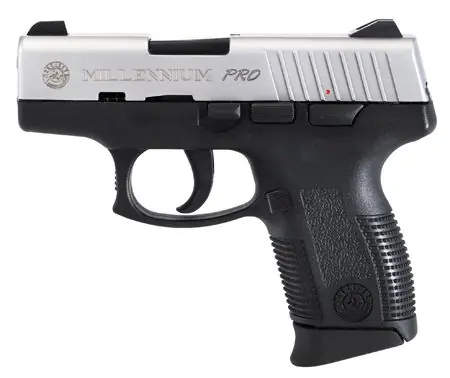 Factory Price | Taurus PT111 Millennium Pro Compact 9mm Stainless Slide Gray Frame Pistol