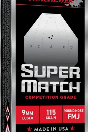 Buy Now | WIN SUPER MATCH 9MM 115GR RN 50/500