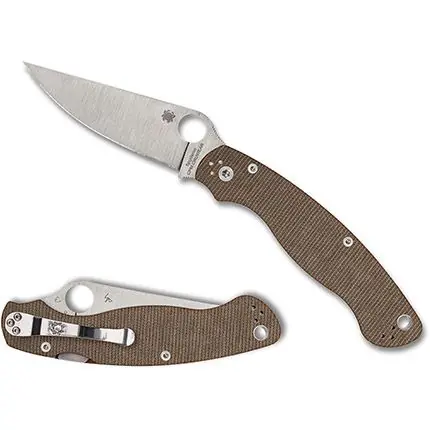 Military 2 Brown Canvas Micart - New Product