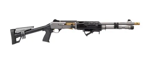 Panzer Arms M4 Pro AI Tactical 12 Gauge Gray and Gold Shotgun - Customer Favorite