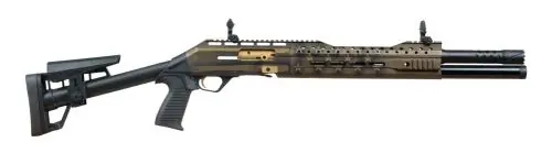 Top Quality - Panzer Arms EG-240 Mod.2 12ga Black & Bronze US Flag Cerakote, 5+1