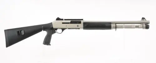 Panzer Arms M4 Marine Tactical 12ga 18.5" Nickel 5rd Shotgun - Only a Few Left