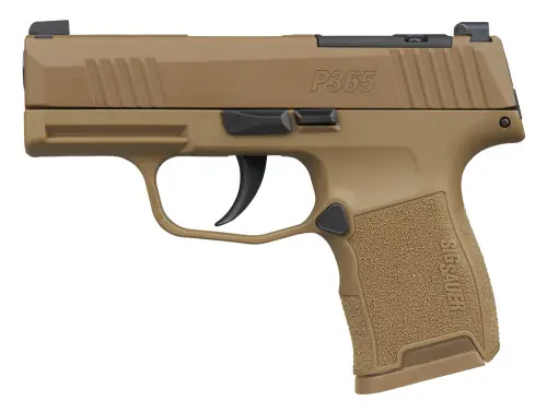 SIG Sauer P365 Sub-Compact 9mm Coyote Pistol | Top Pick