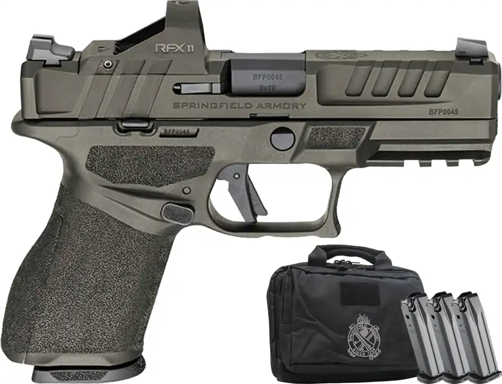 Springfield Armory Echelon 4.0C Compact 9mm Olive Drab Green Pistol - Premium