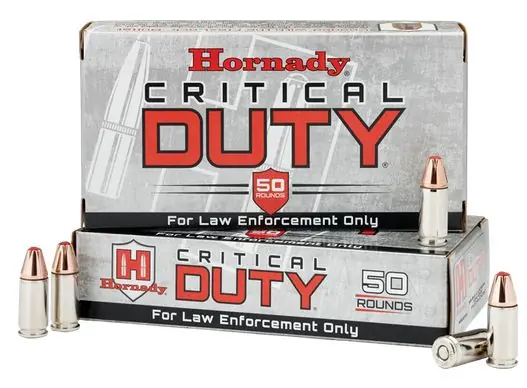 While Supplies Last - Hornady Critical Duty FlexLock 9mm