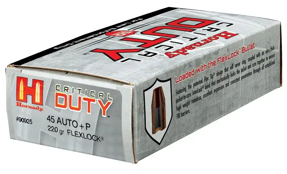 Last Chance | Hornady Critical Duty FlexLock .45 ACP +P Hollow Point