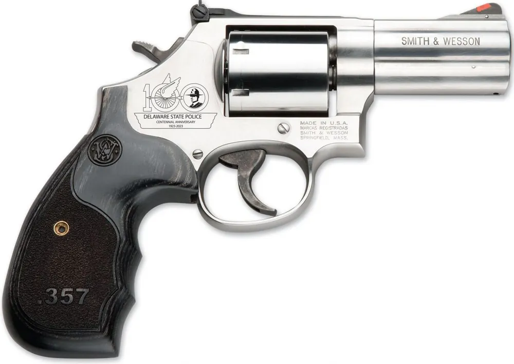 Price Drop | Smith & Wesson 686 Plus Delaware State Police 100th Anniversary .357 Mag Stainless Steel Revolver