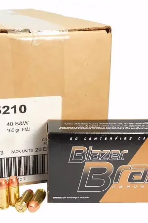 CCI Blazer Brass .40 S&W Full Metal Jacket - Act Fast