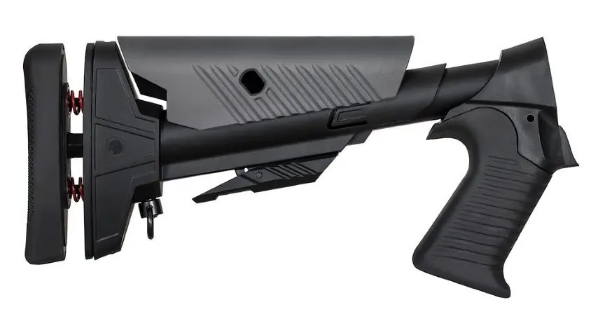 Shop Now | Black River Manufacturing Pro Benelli M4 Elite Collapsible Stock Shock Force Grey