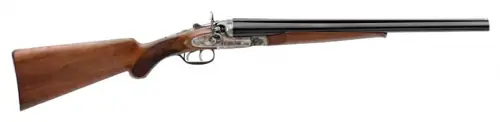 In Demand - Pedersoli Wyatt Earp Side-by-Side 12 Gauge Stainless Steel Shotgun