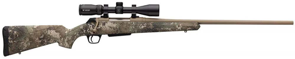 Winchester XPR Hunter True Timber Strata Scope Combo .338 Win Mag FDE/Tan Rifle w/ Vortex Crossfire II 3-9x40 | Secure Checkout