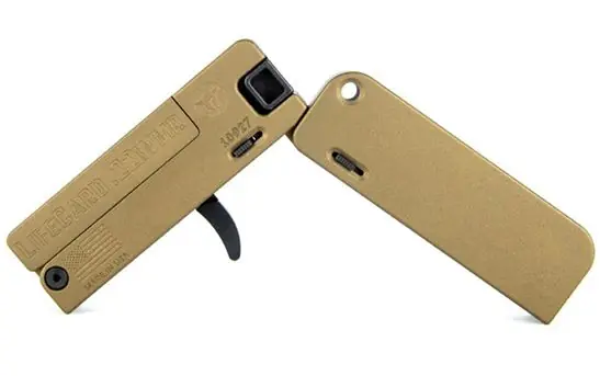 Brand New - Trailblazer Firearms LifeCard Folding .22 WMR Burnt Bronze Cerakote Pistol