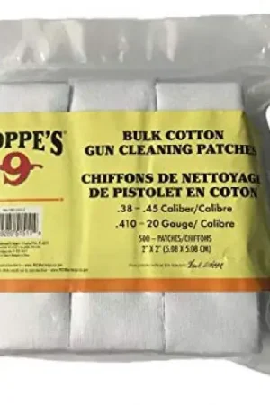 Hoppes Gun Cleaning Patches - Now Available