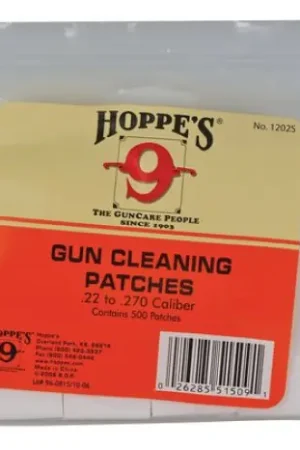 Hoppes Gun Cleaning Patches 12-16 Gauge Bulk - Order Online